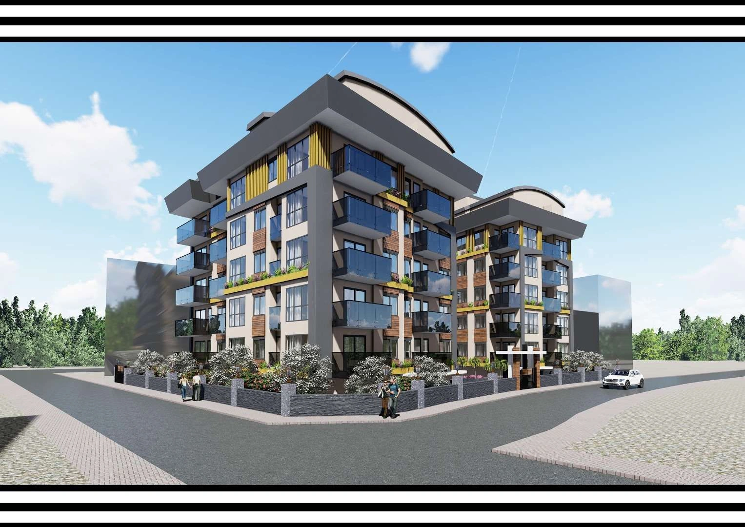 Private business class complex Alanya city of Turkey