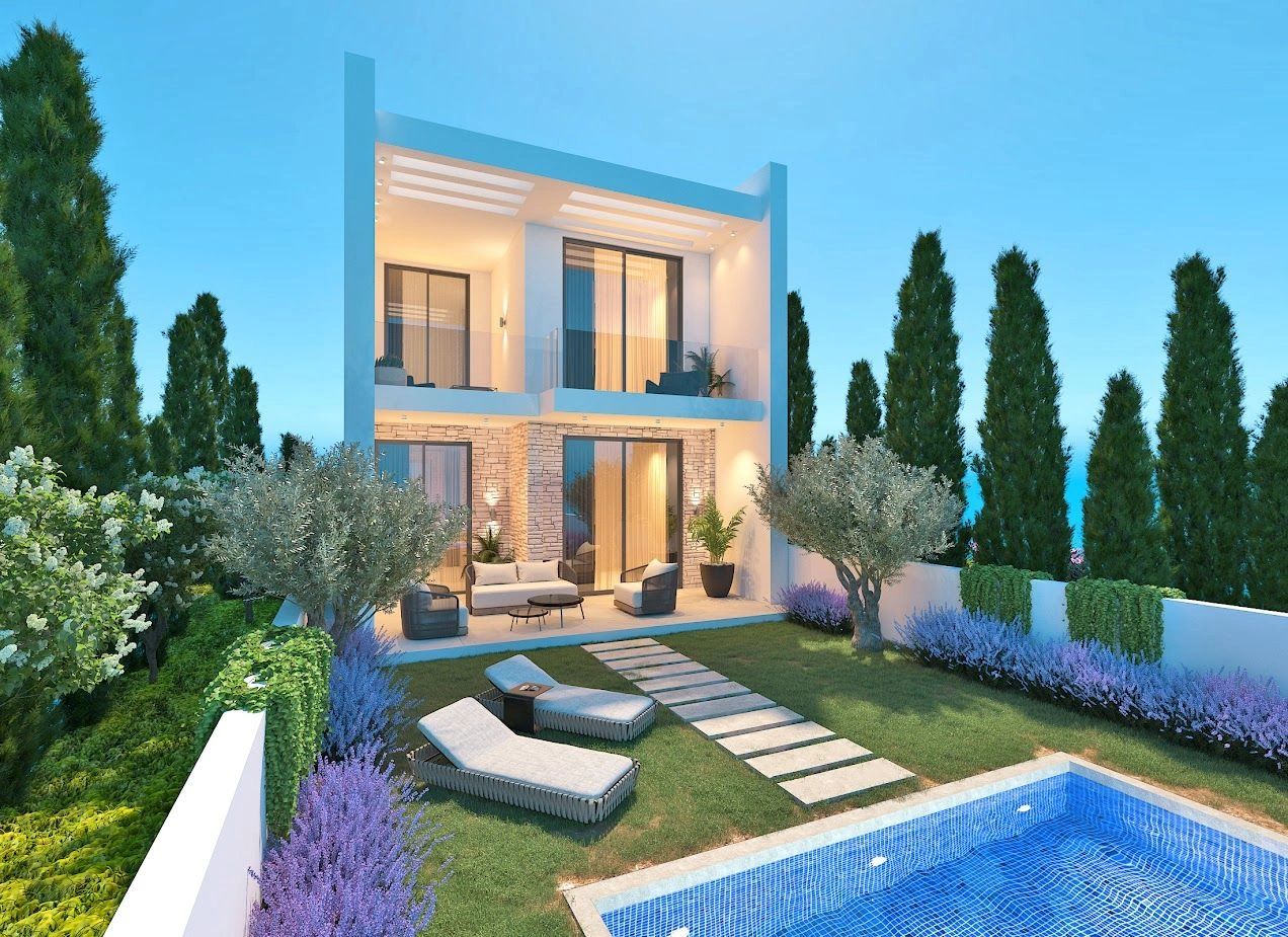 Complex of luxury villas on the first coastline in Paphos