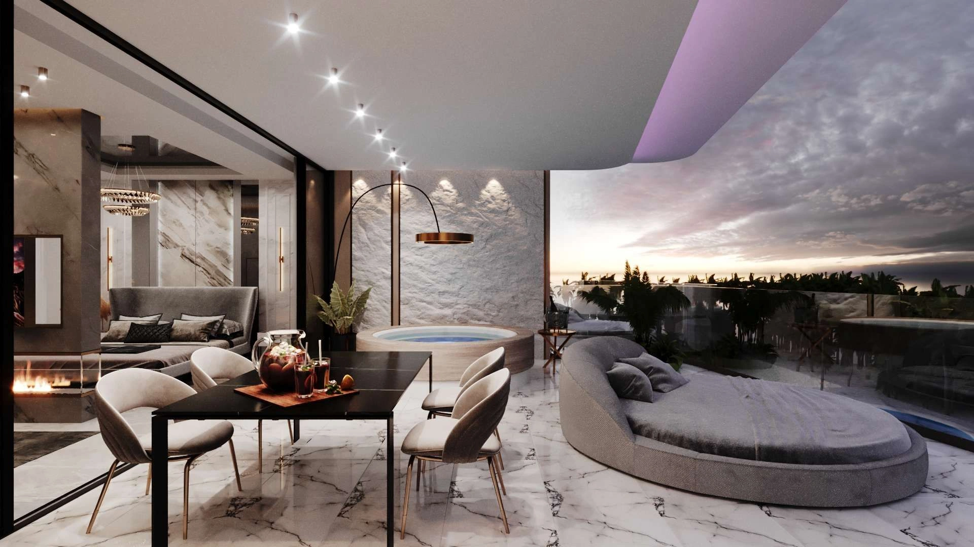 Hindistan Cevizi Okyanusu'ndaki kulüp daire kompleksi