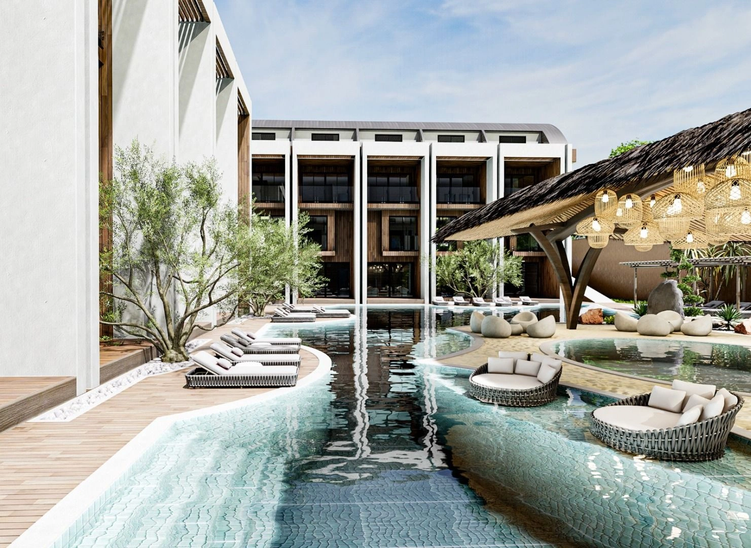 Projet de prestige près de la mer à Alanya, Turquie