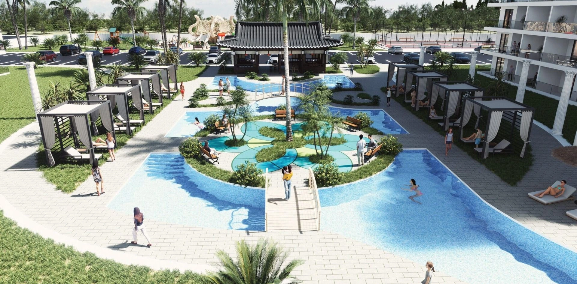 Muazzam otel tipi konut kompleksi