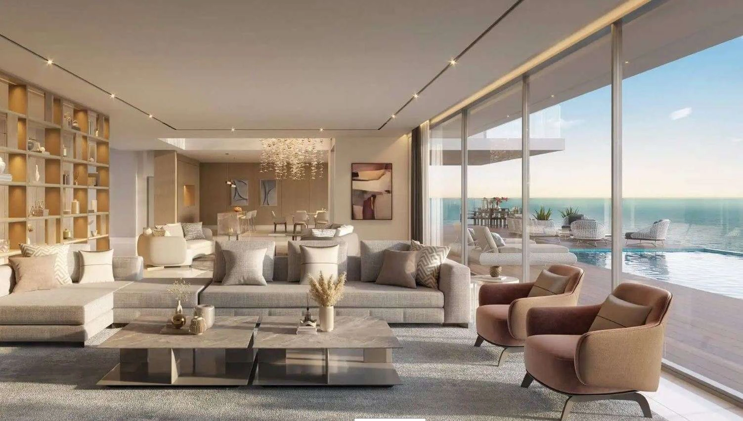 Exquisite residential complex with villas on the coast in Oman