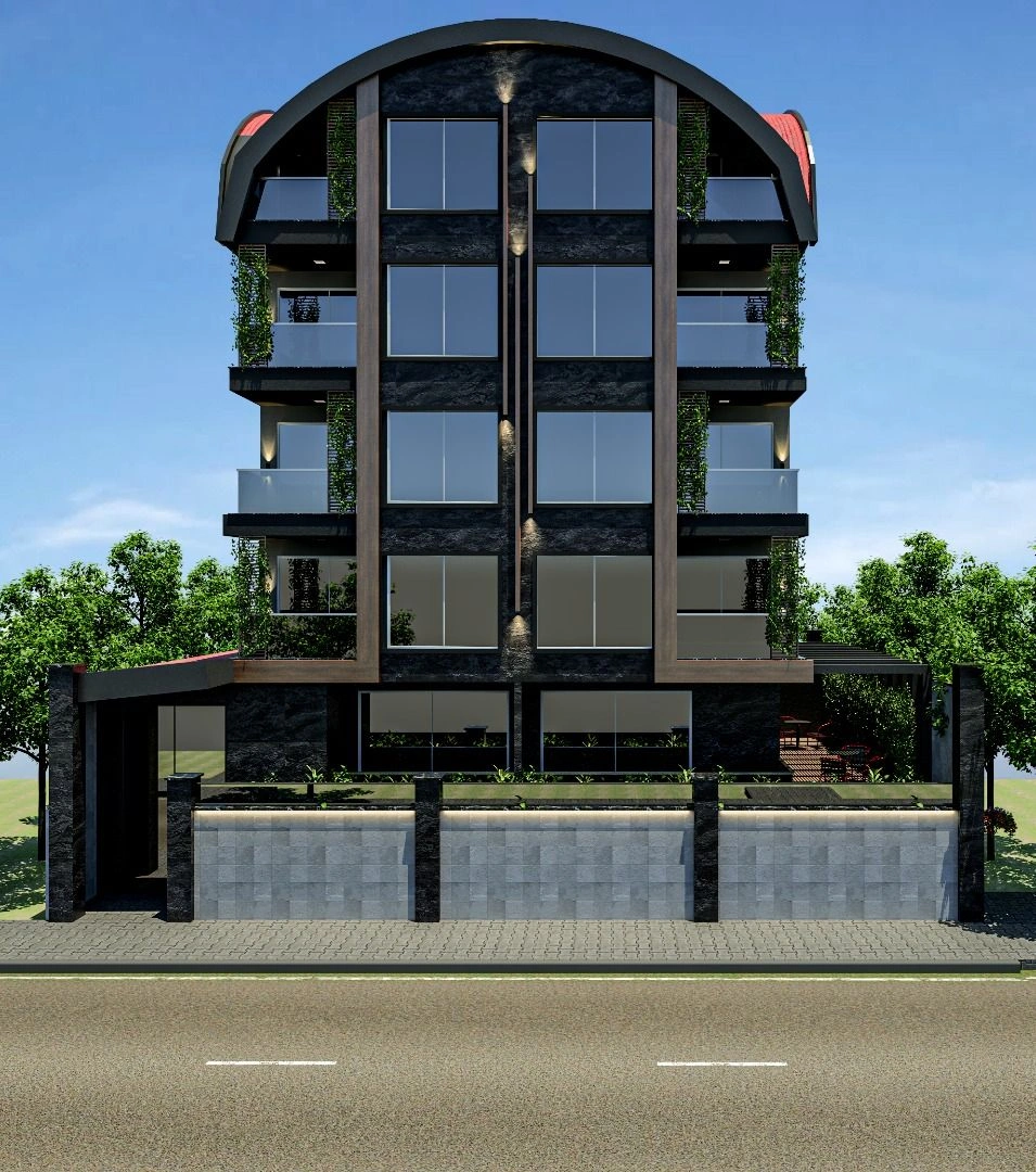 Роскошный жилой комплекс в городе Аланья, Турция