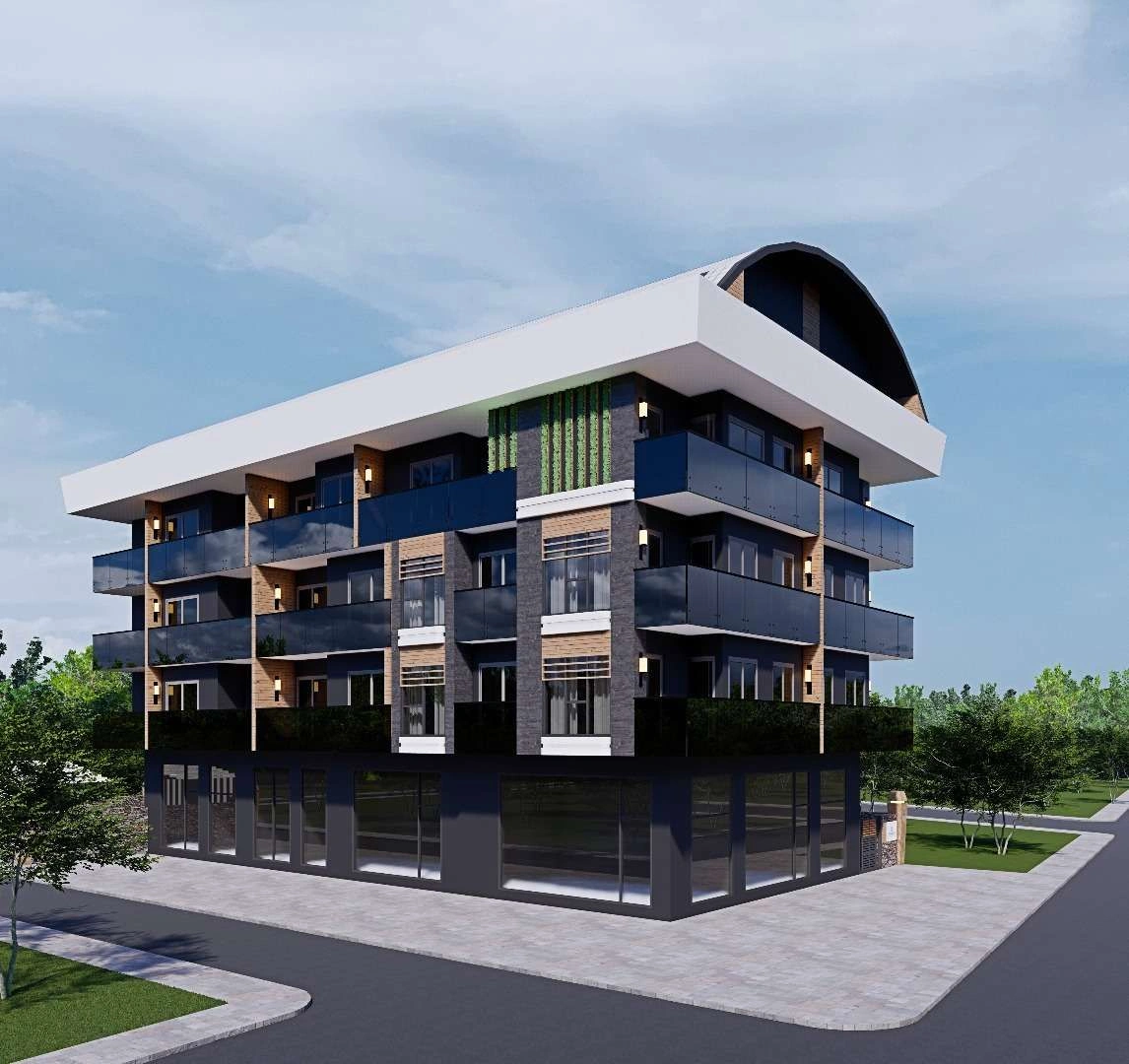 Residential complex 400 meters from the beach Alanya