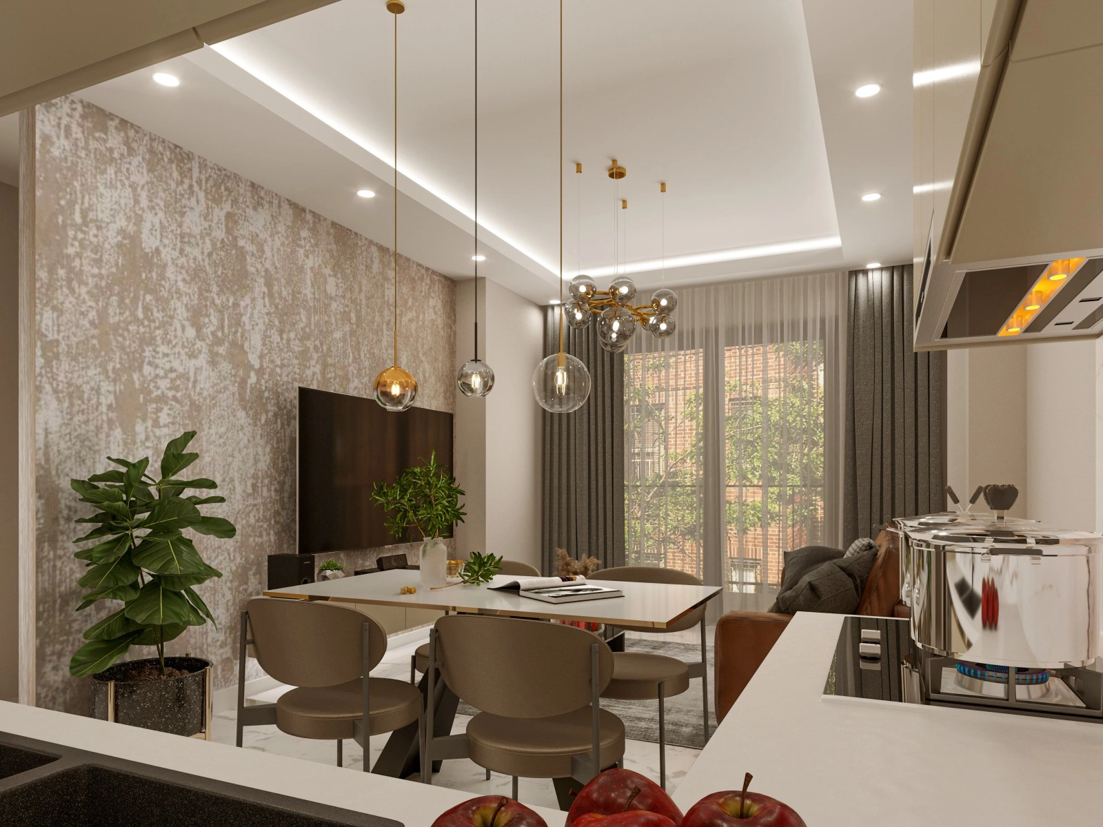 ओबा जिले में 52 m2 का अपार्टमेंट