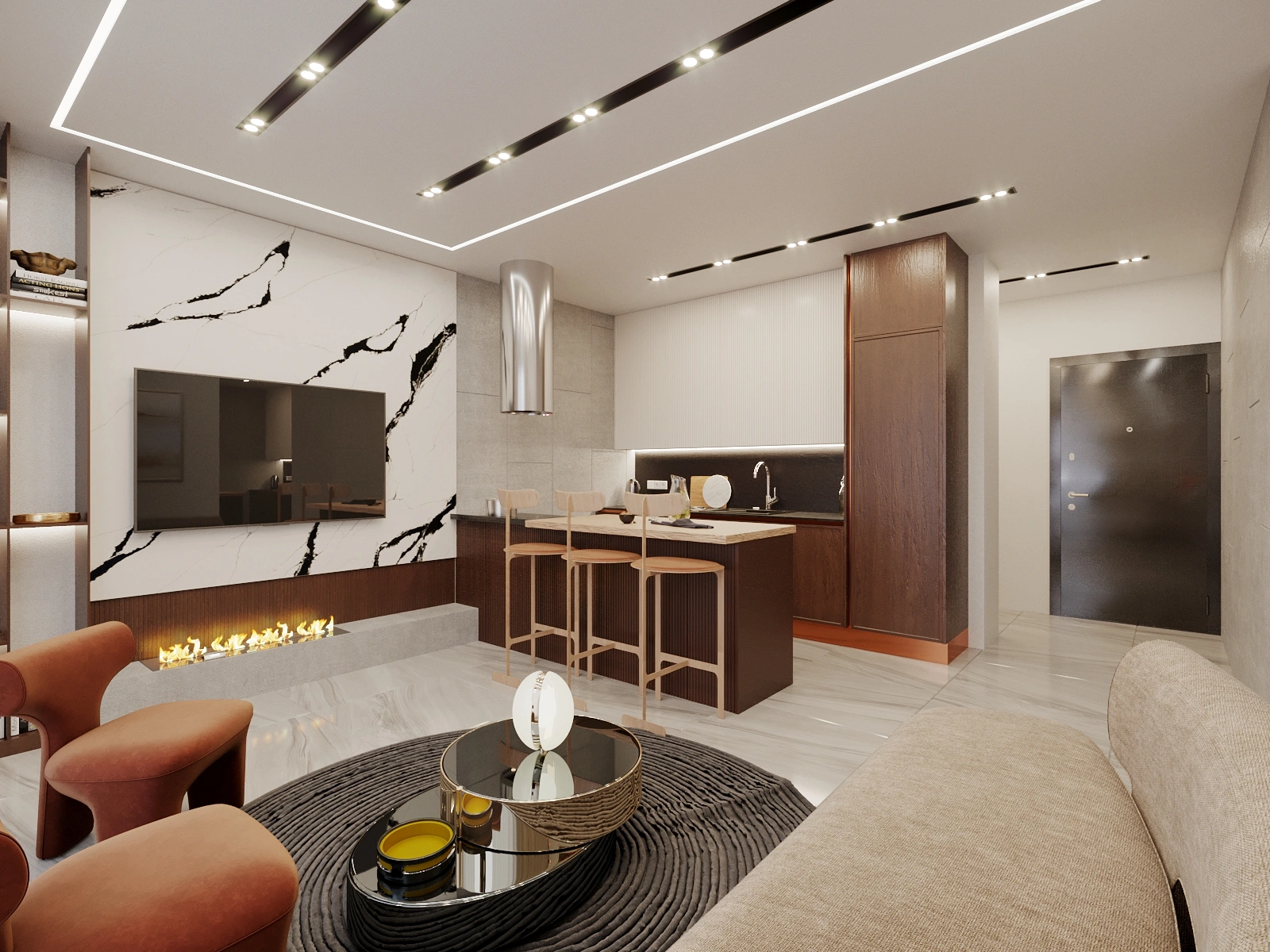 2+1 premium class apartments in Konakly