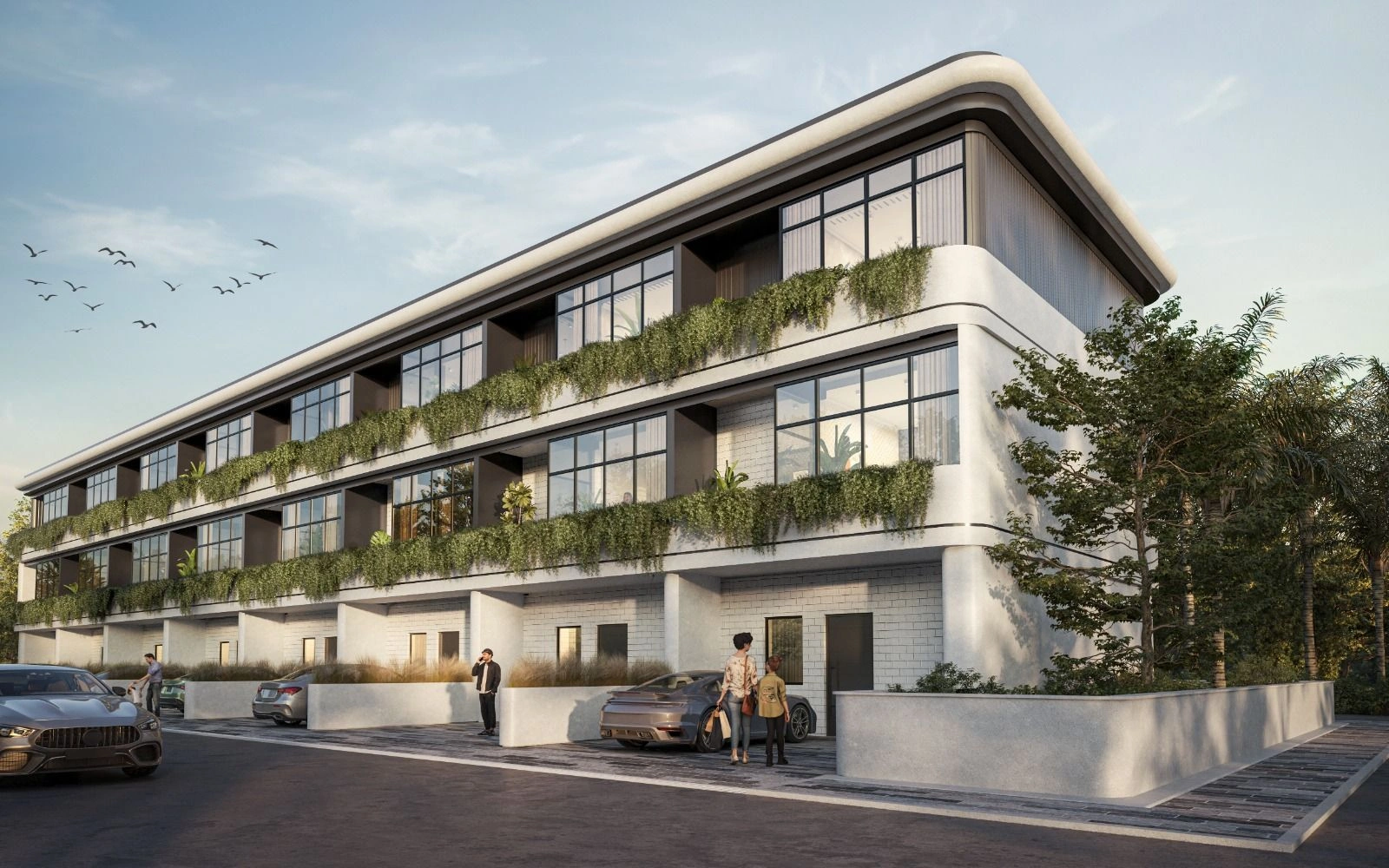 Al Barari bölgesinde townhouse ve villa kompleksi