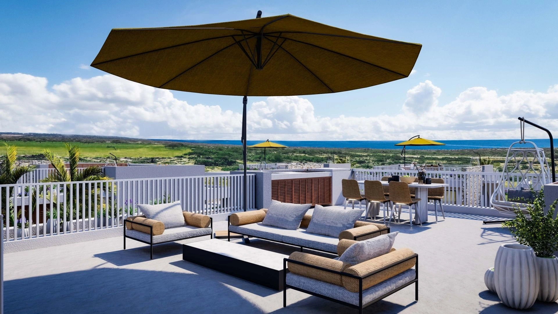 Elite project of villas and apartments in Karpaz