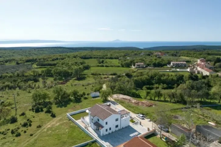 Villa with sea view in Krinica, Istria