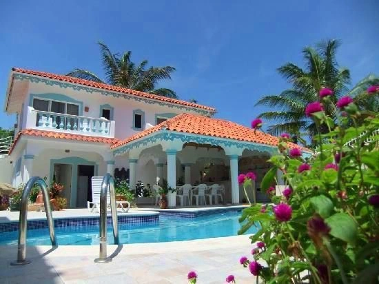 Villa-hotel on the first line with private access to the beach in Cabarete, Dominican Republic