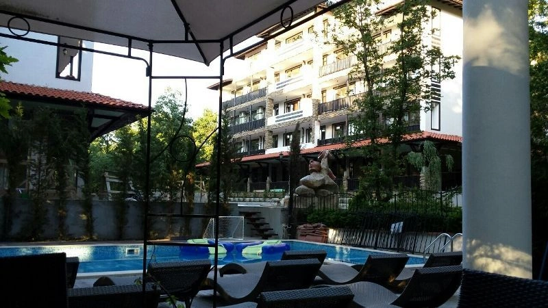 View studio with a view of the forest in Primorsko, Bulgaria