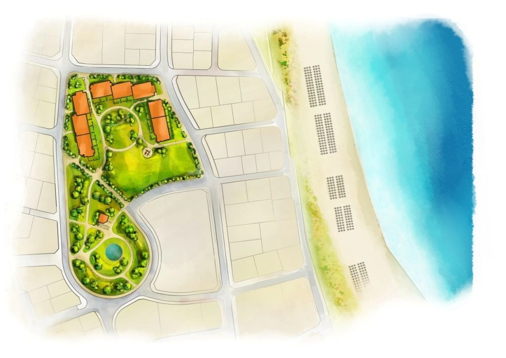 Apartment near the beach in a prestigious complex in Pomorie, Bulgaria