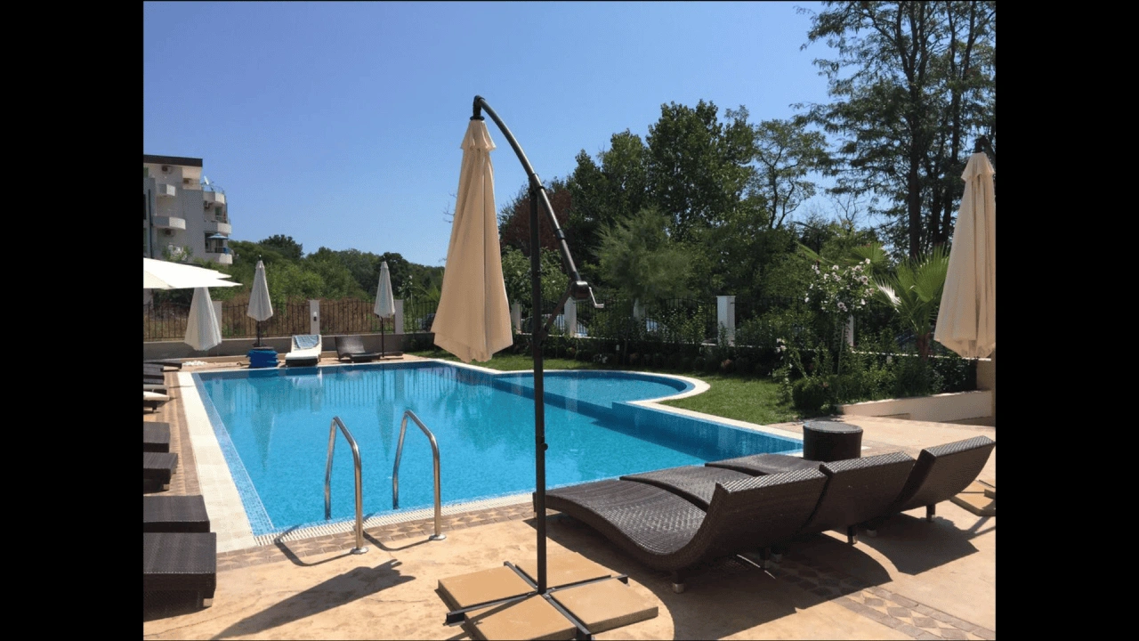 View apartment on the first line by the sea in Primorsko, Bulgaria