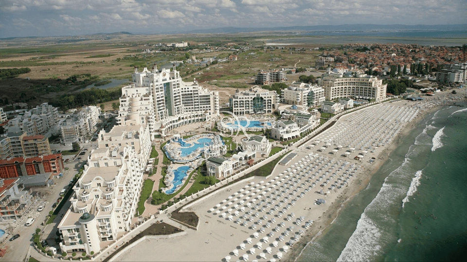 Apartment in a prestigious complex on the first line of the sea in Pomorie, Bulgaria