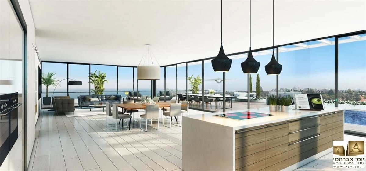 Apartment with sea view in a prestigious complex in Tel Aviv, Israel