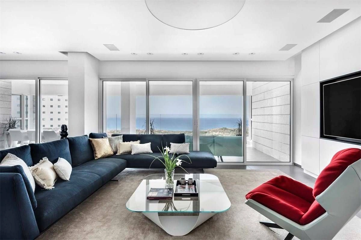 شقة في نتانيا مع تراس وإطلالة على البحر، إسرائيل