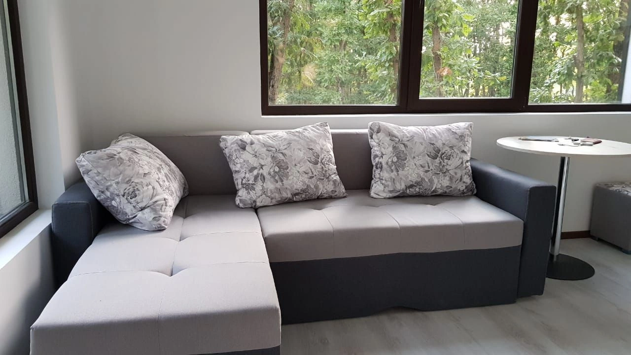 Apartment with a view of the forest next to the sandy beach in Primorsko, Bulgaria