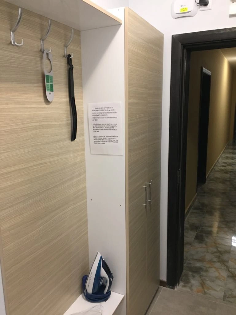 Apartment with spacious living room and appliances in Primorsko, Bulgaria