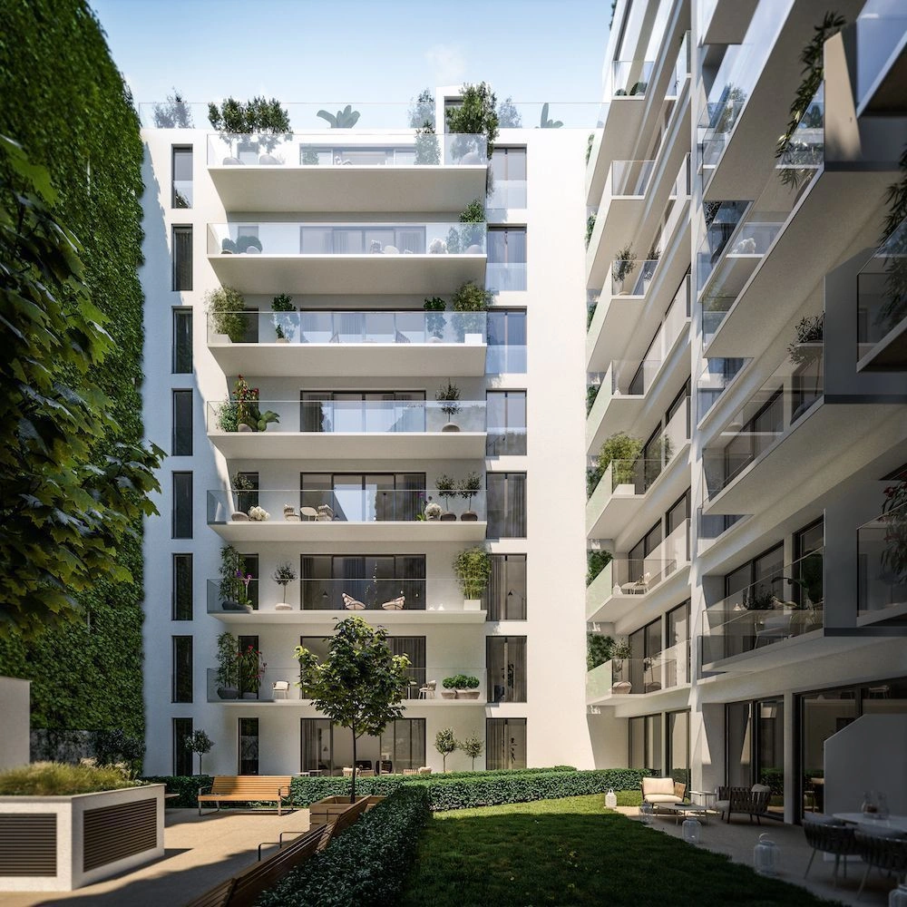 Apartment in prestigious Werder Six project, of Vienna, Austria