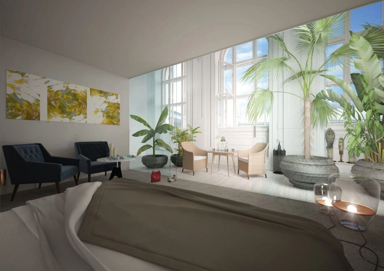 Modern loft with high ceilings in the center of Vienna, Austria