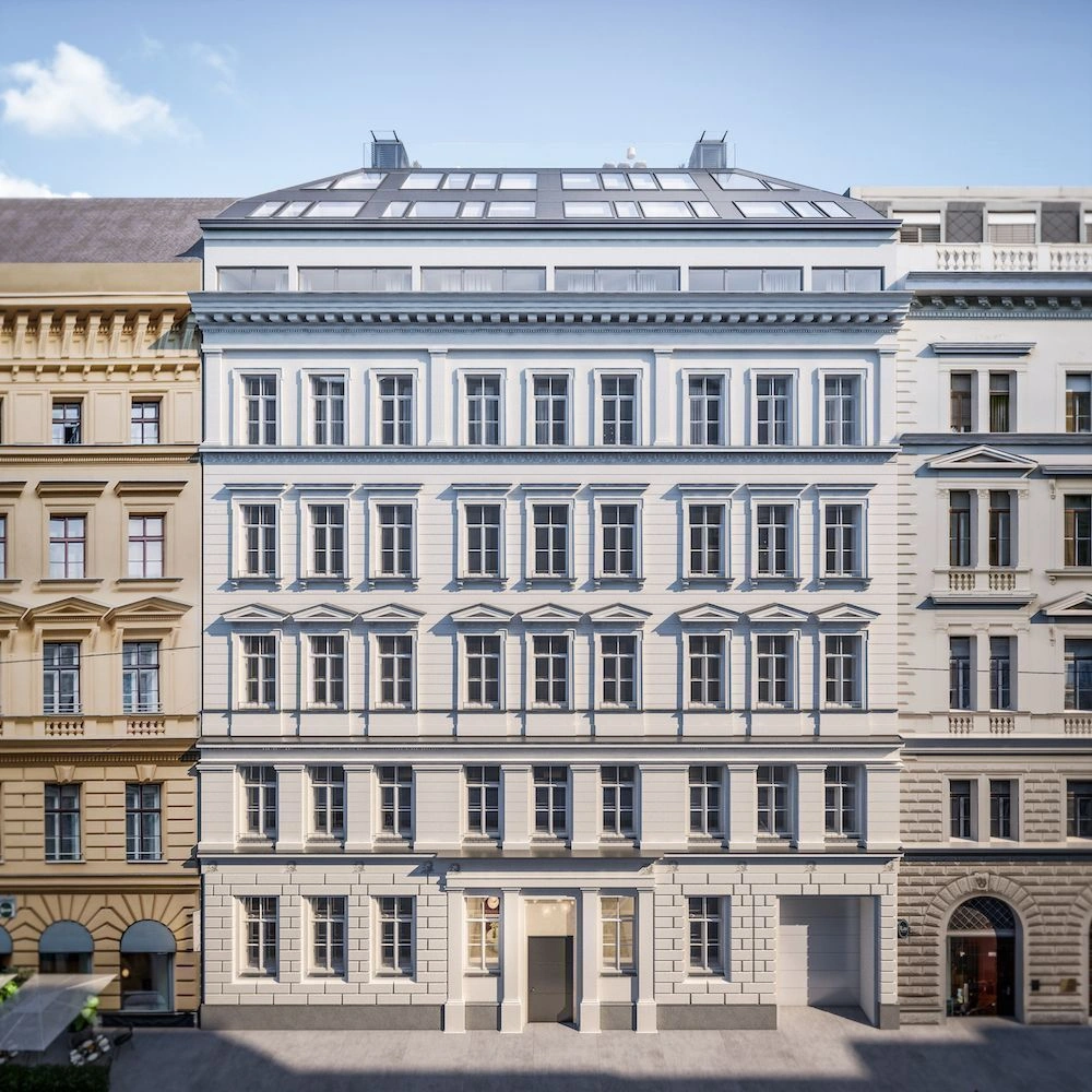 Two-bedroom apartment in a historic building in center of Vienna