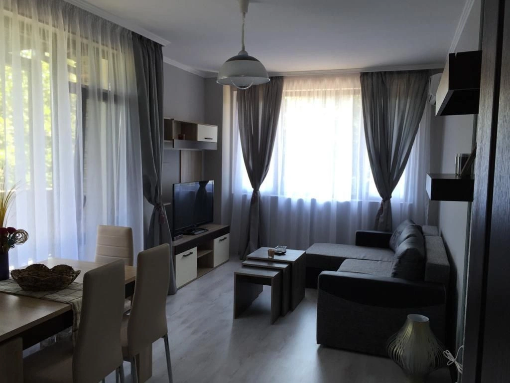 Two-bedroom apartment with premium furniture in Primorsko, Bulgaria