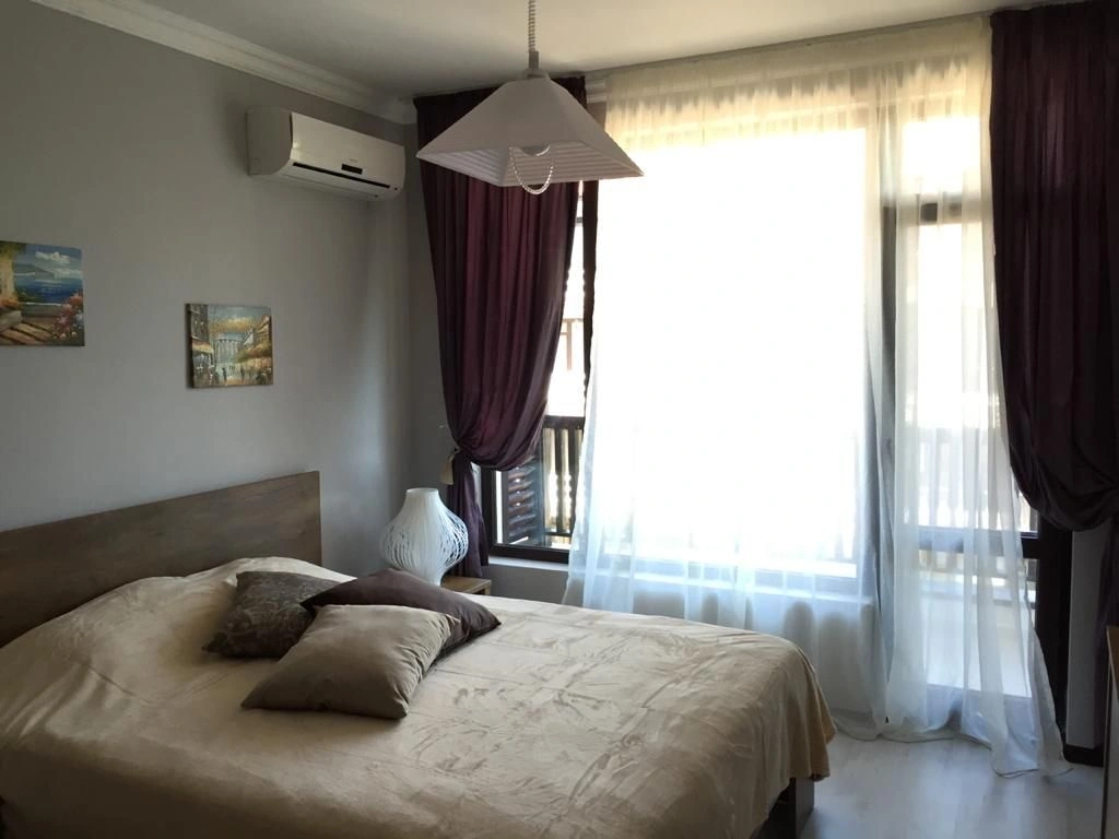Two-bedroom apartment with premium furniture in Primorsko, Bulgaria