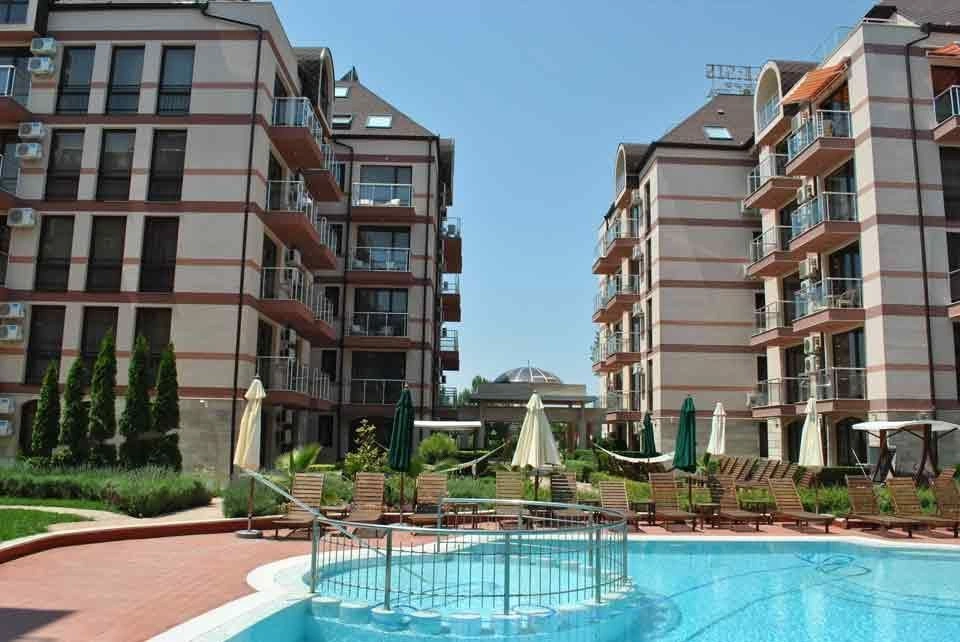 Furnished studio in a prestigious complex on Sunny Beach, Bulgaria