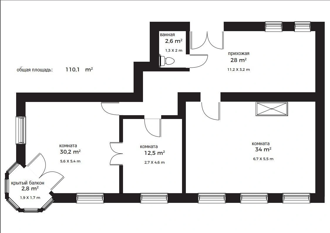 匈牙利布达佩斯市中心 110 m2 公寓