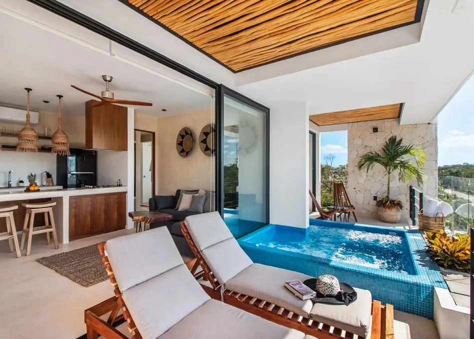 شقة 146 م² مع إطلالات ساحرة على الغابة في تولوم