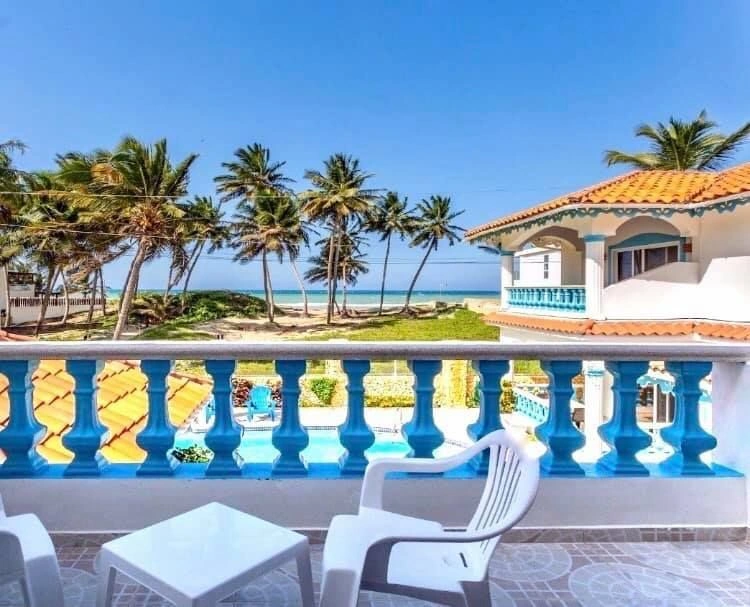 Villa-hotel on the first line with private access to the beach in Cabarete, Dominican Republic