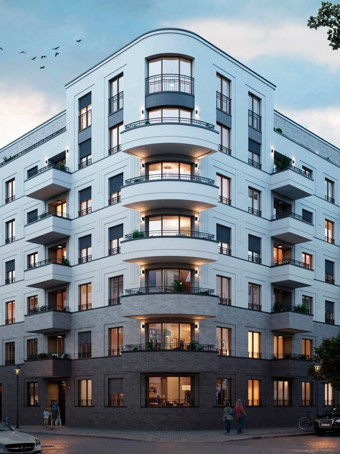 Роскошная квартира в центре Западного Берлина, Германия, 103,54 м²