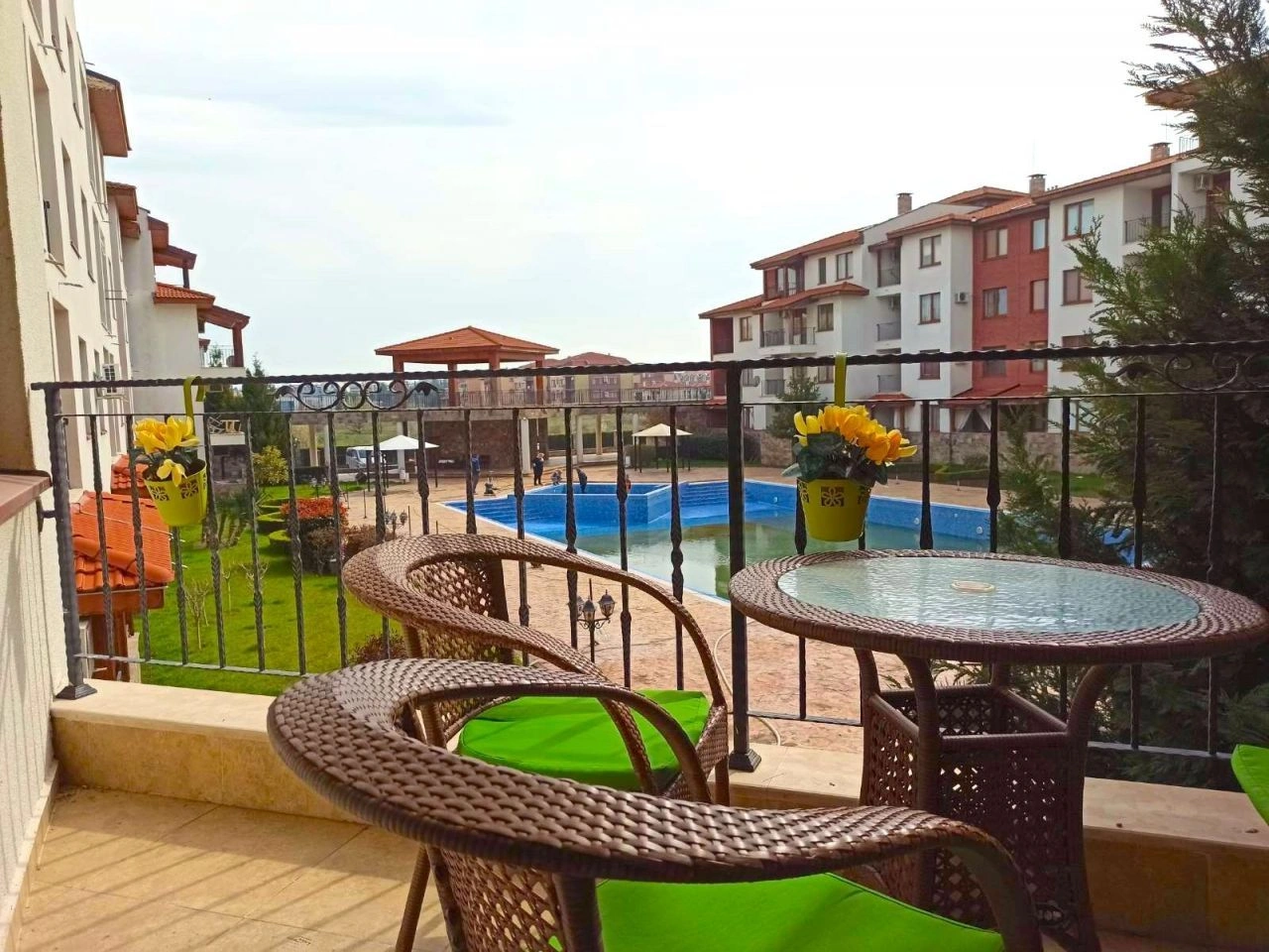 Two bedroom apartment in a prestigious complex in Nessebar, Bulgaria