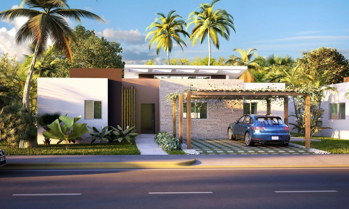 Villa in einem neuen Feriendorf mit Pool und Garten in der Dominikanischen Republik - $ 229.600