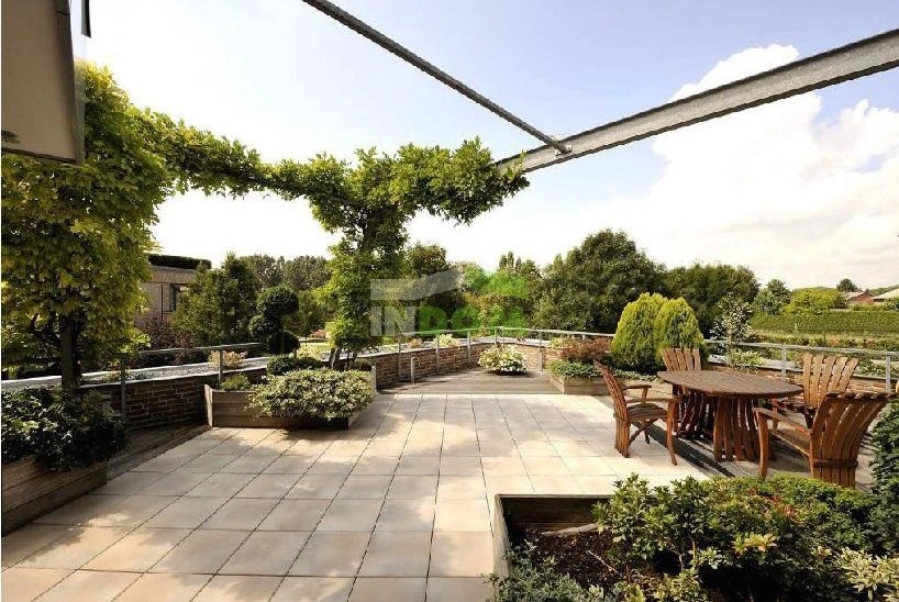 Penthouse with fireplace in the elite suburb of Maaseika, Belgium