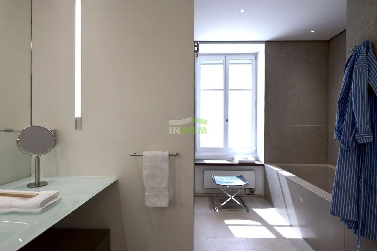 Mansion with terrace in the historic center of Geneva, Switzerland