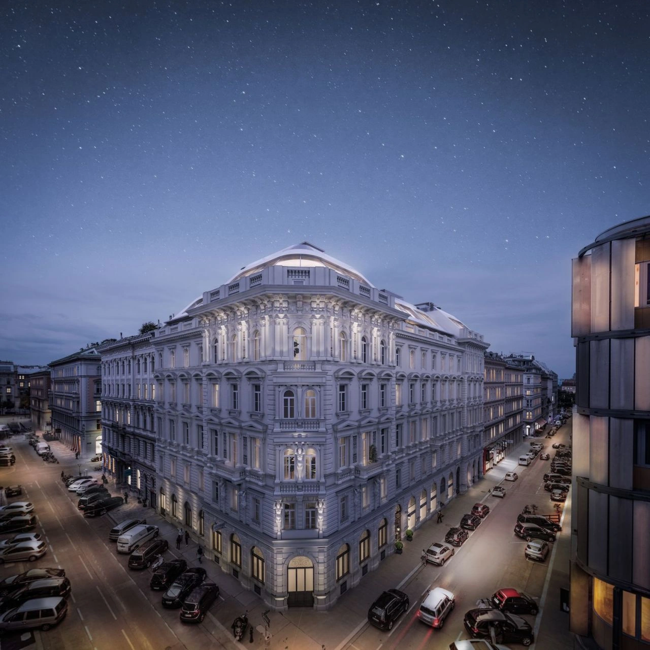 Penthouse with two terraces in a prestigious complex of Vienna