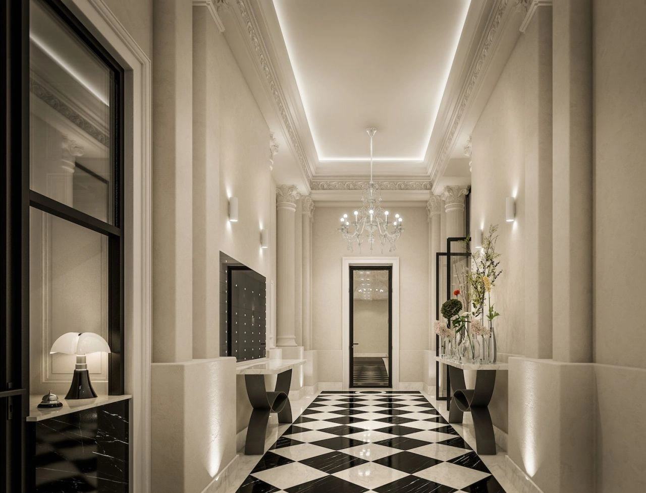 Apartment in the first district of Vienna with modern finishes