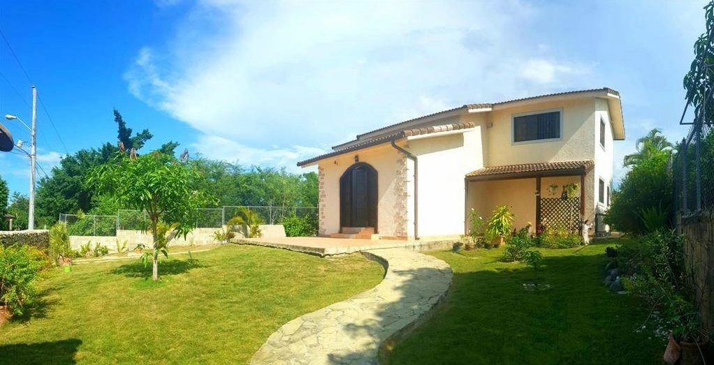 Möblierte Villa in ruhiger Lage von Sosua mit Blick auf den Ozean, Dominikanische Republik