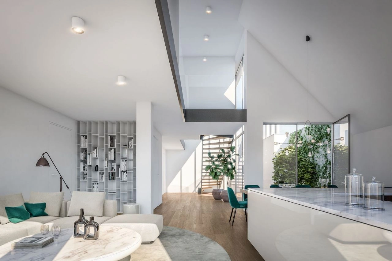 Apartment with panoramic city views in Vienna, Austria