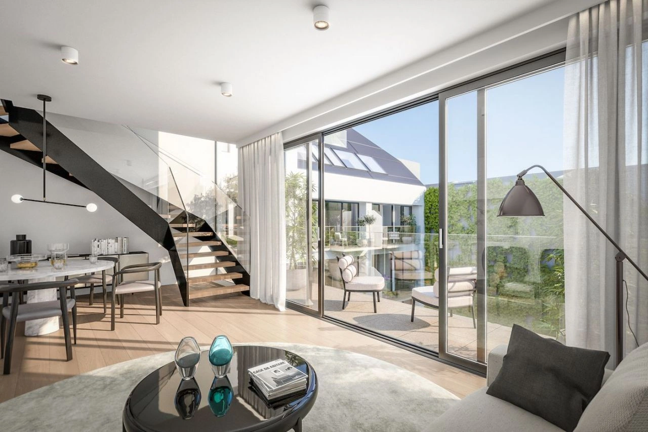 Apartment with panoramic city views in Vienna, Austria