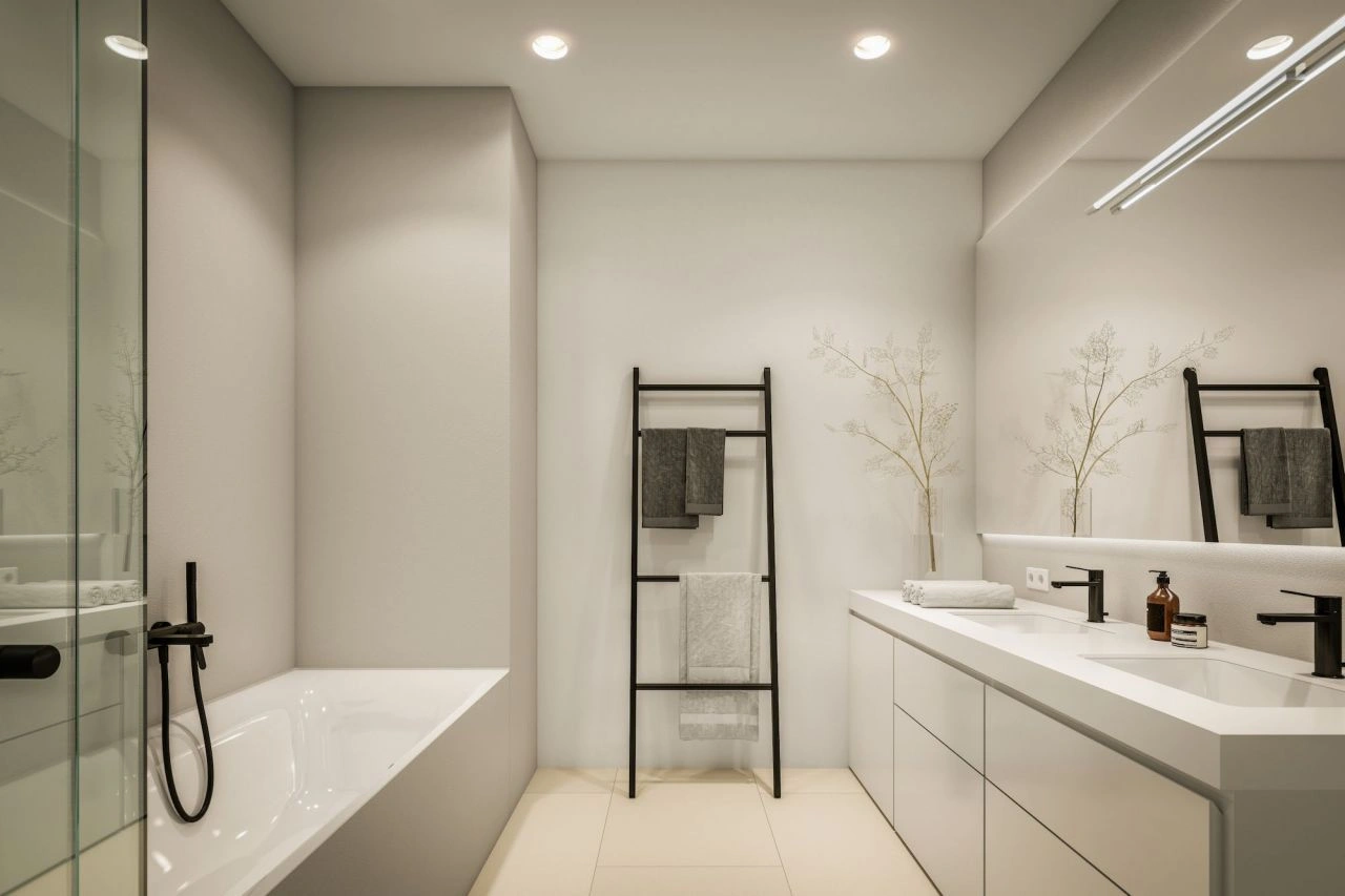 Apartment with panoramic city views in Vienna, Austria