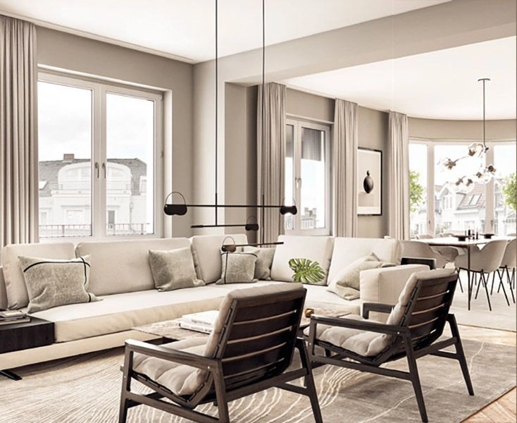 Apartamento de lujo en el prestigioso distrito de Friedrichshain, en el centro de Berlín, 97.54 m2