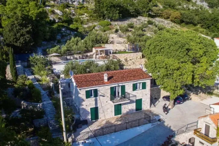 Villa with sea view in Omis, Croatia