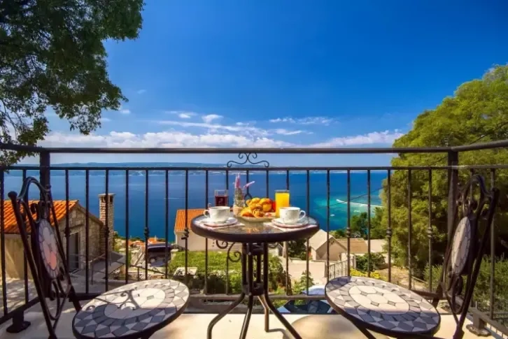 Villa with sea view in Omis, Croatia