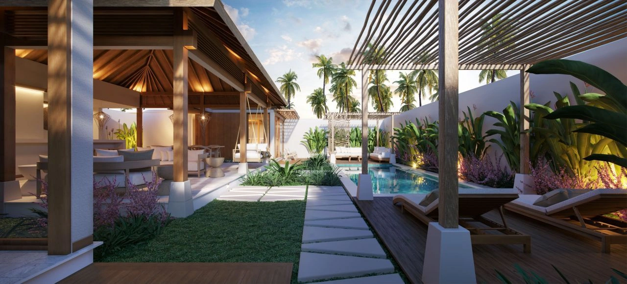One-storey villa 135 m² on Gili Trawangan