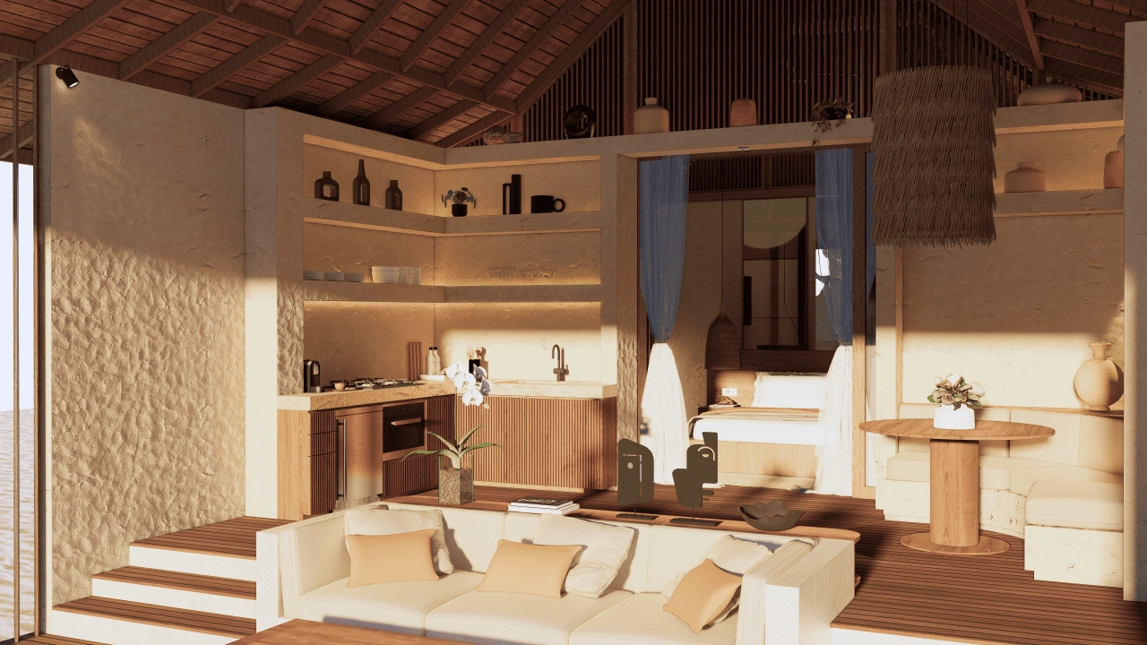 One-storey villa 123 m² in Bumban Bay