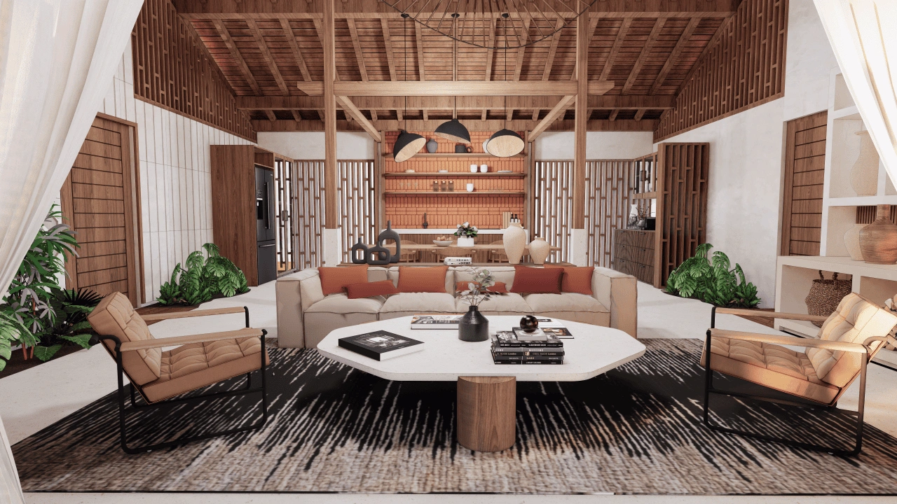 Cottage 257 m² au bord de la mer à Bumban Bay