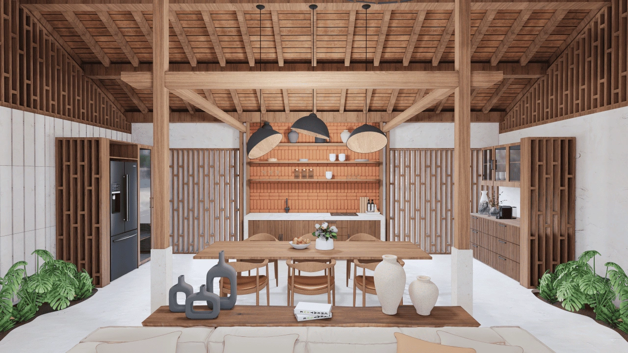 Cottage 257 m² au bord de la mer à Bumban Bay