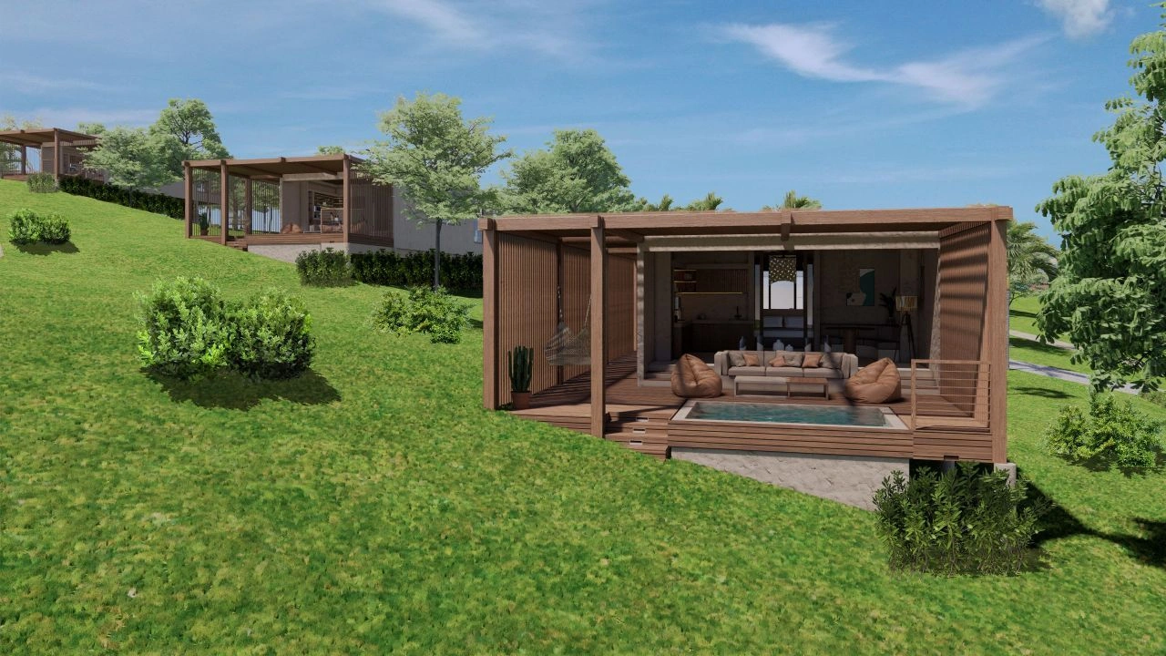 Villa de una planta 1+1 en Bahía Bumban